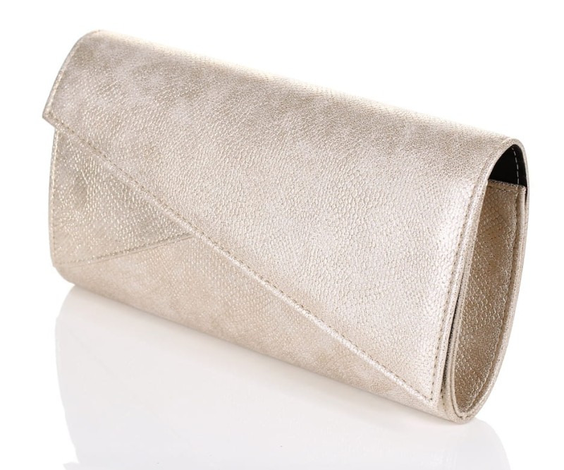 Modna złota kopertówka ŻMIJA W65Z