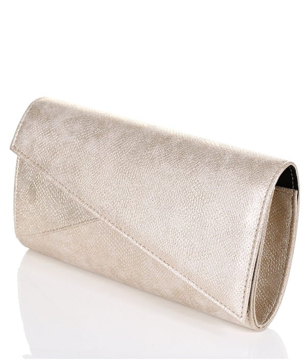 Modna złota kopertówka ŻMIJA W65Z