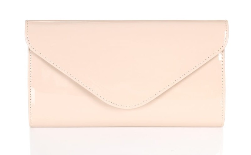 Beżowa kopertówka - jaśniejsza od NUDE