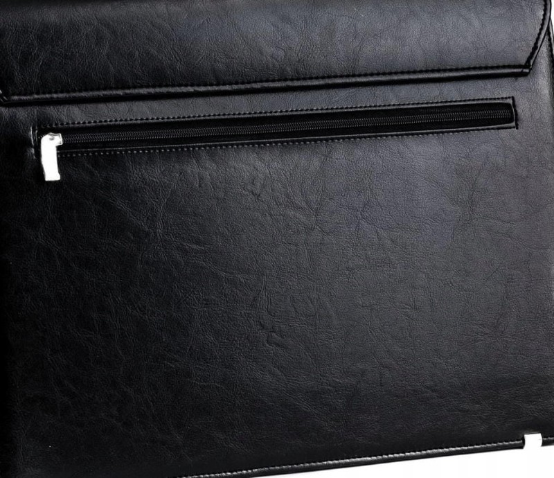 Czarna teczka męska AKTÓWKA neseser T08