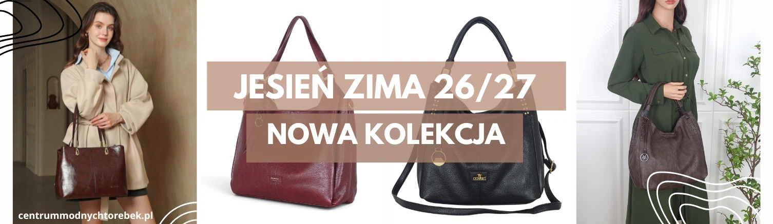 Nowa kolekcja jezień zima 2026/27 w centrummodnychtorebek.pl Centrum Modnych Torebek