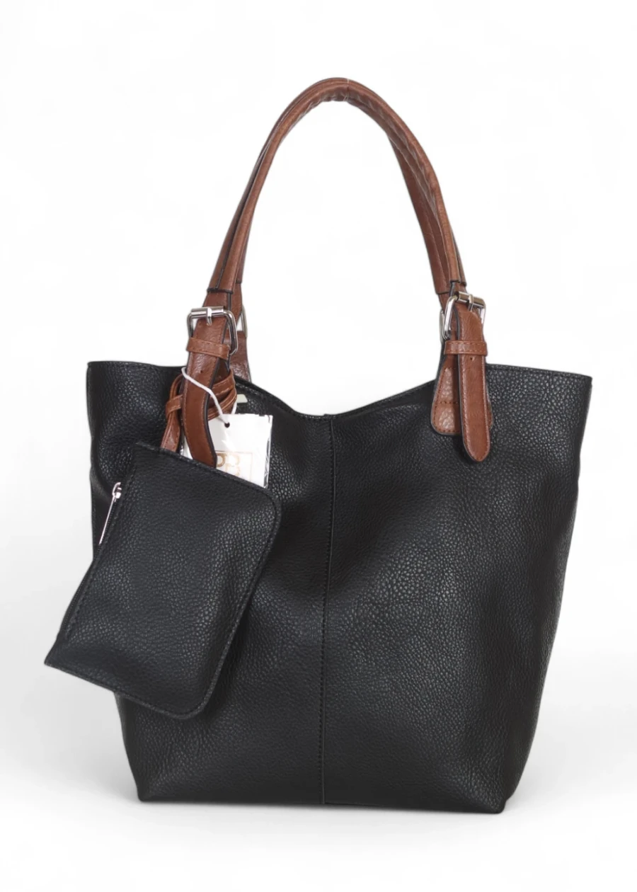 Torebka damska shopper 2w1 Saszetka na pasku