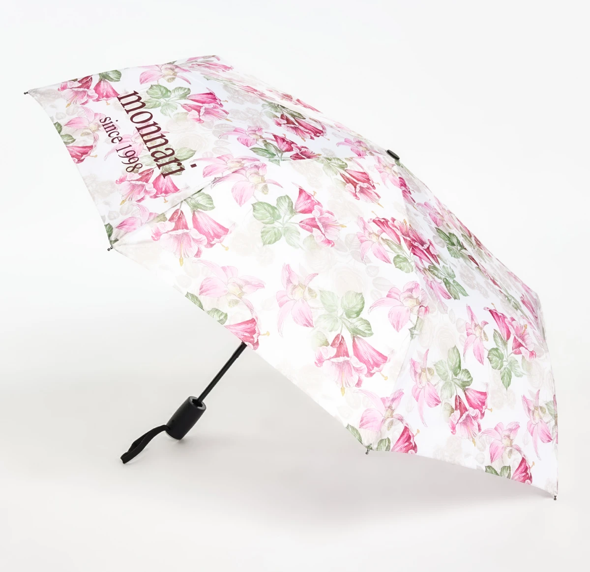 Parasol Damski Monnari – Kwiaty, Automatyczny, Składany