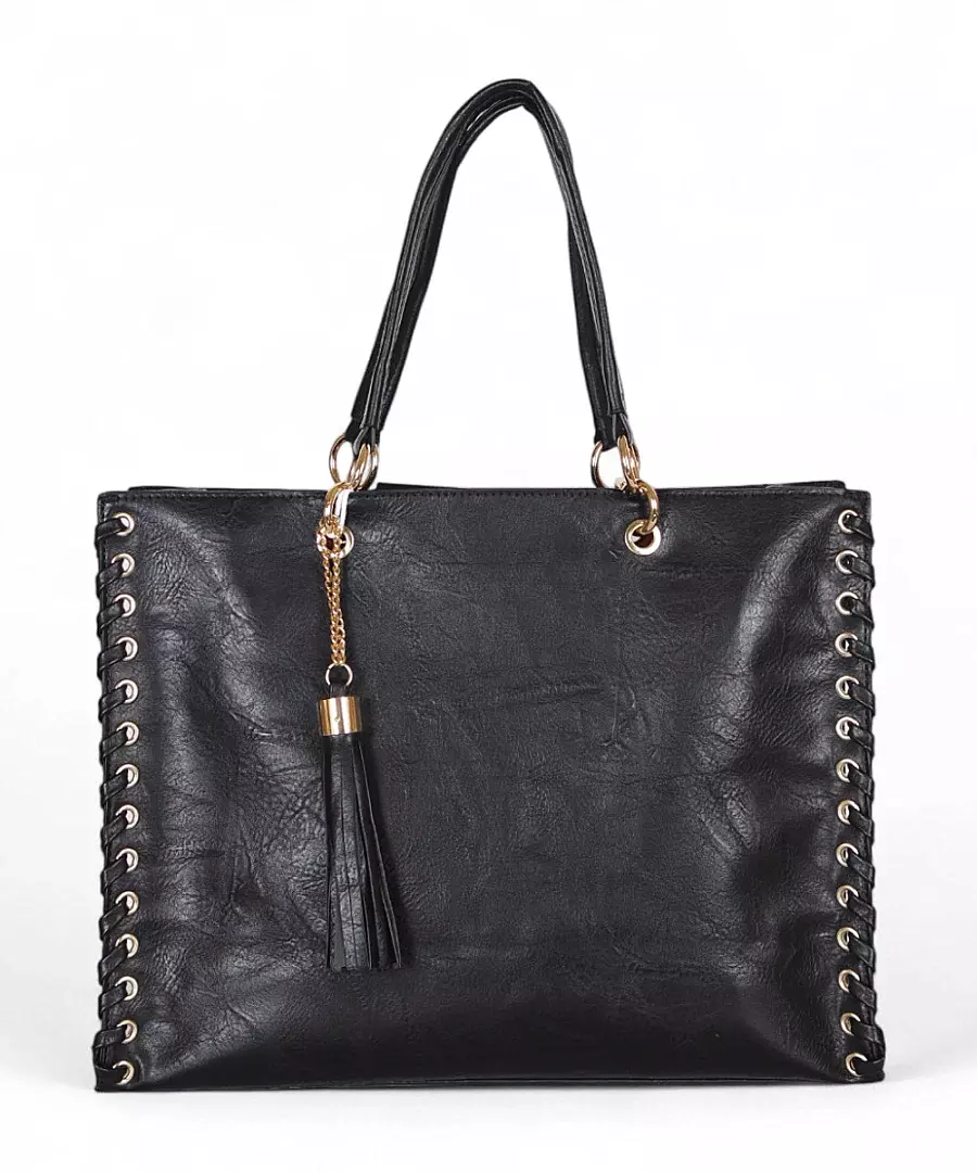Torebka shopper Andrea Massi Italy 2w1 z saszetką – duży shopper bag A4