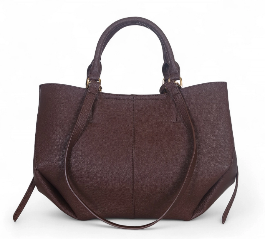 Torebka Gallantry Paris shopper bag ze skóry ekologicznej – modna torba z saszetką i regulowaną szerokością