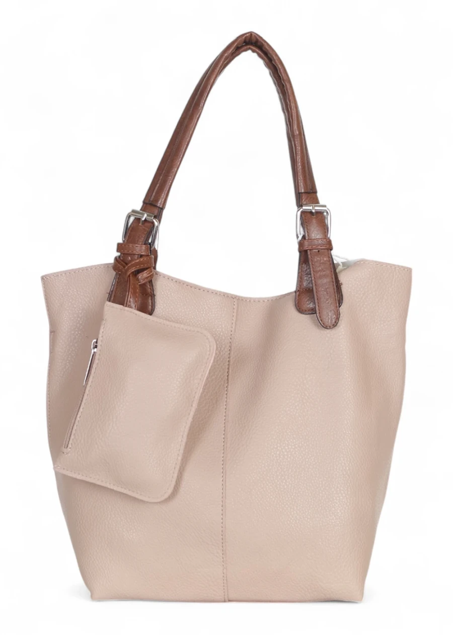 Torebka damska shopper 2w1 Saszetka na pasku