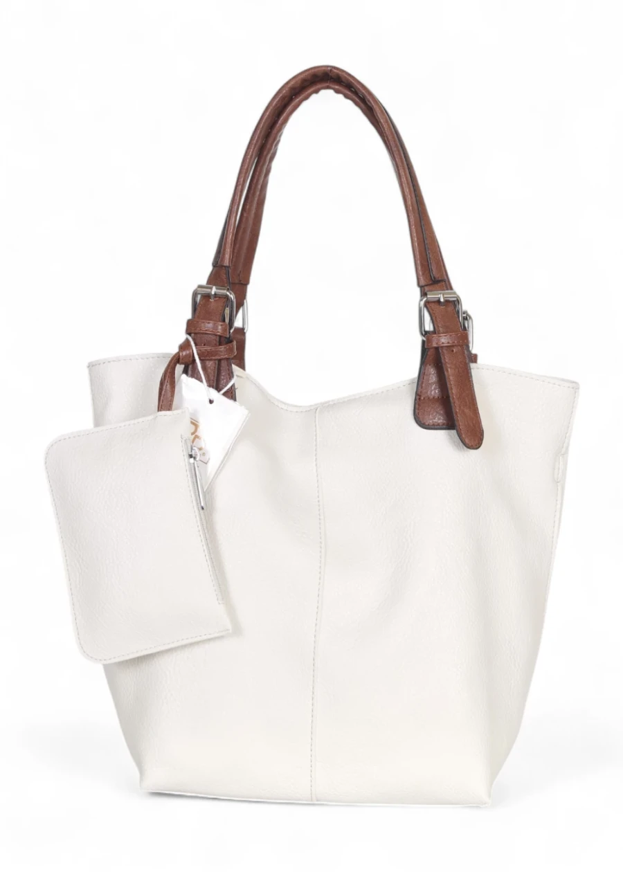 Torebka damska shopper 2w1 Saszetka na pasku