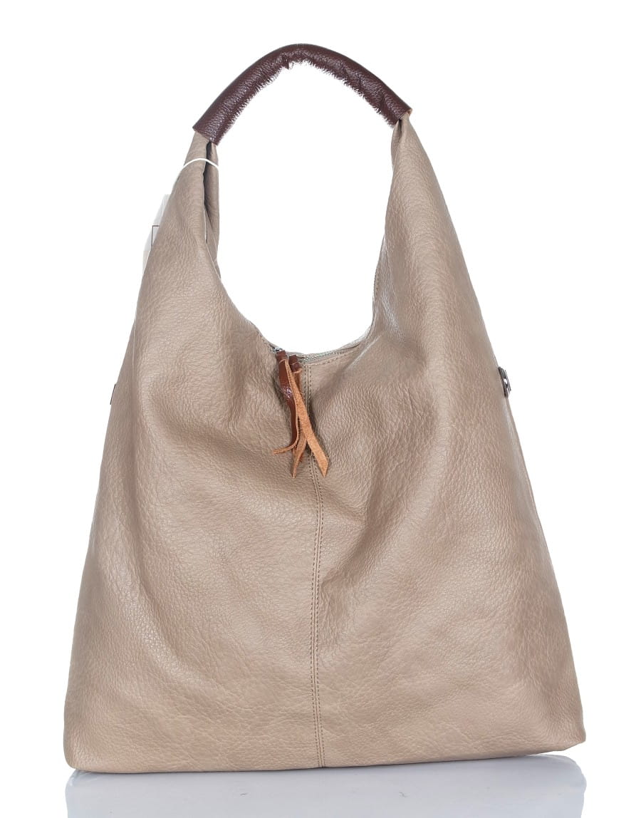 Paolo Bags Italy Duża pakowna torba damska shopper bag XL | Miękka | Worek