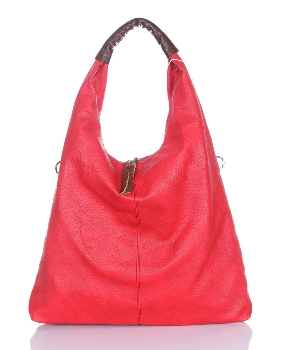 Paolo Bags Italy Duża pakowna torba damska shopper bag XL | Miękka | Worek