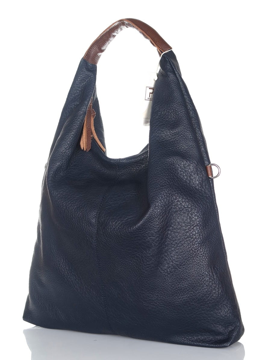 Paolo Bags Italy Duża pakowna torba damska shopper bag XL | Miękka | Worek