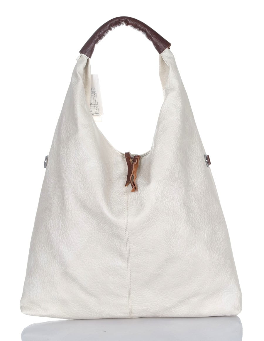 Paolo Bags Italy Duża pakowna torba damska shopper bag XL | Miękka | Worek