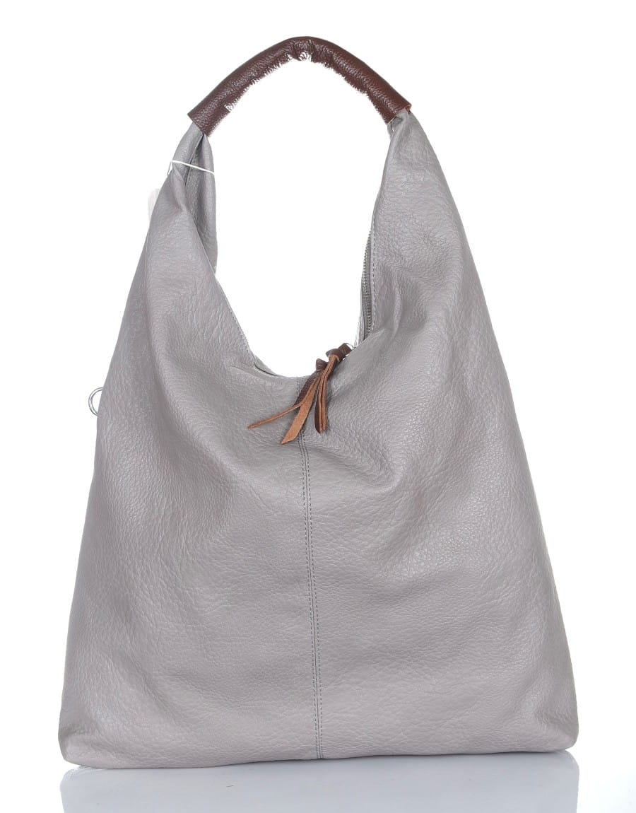Paolo Bags Italy Duża pakowna torba damska shopper bag XL | Miękka | Worek