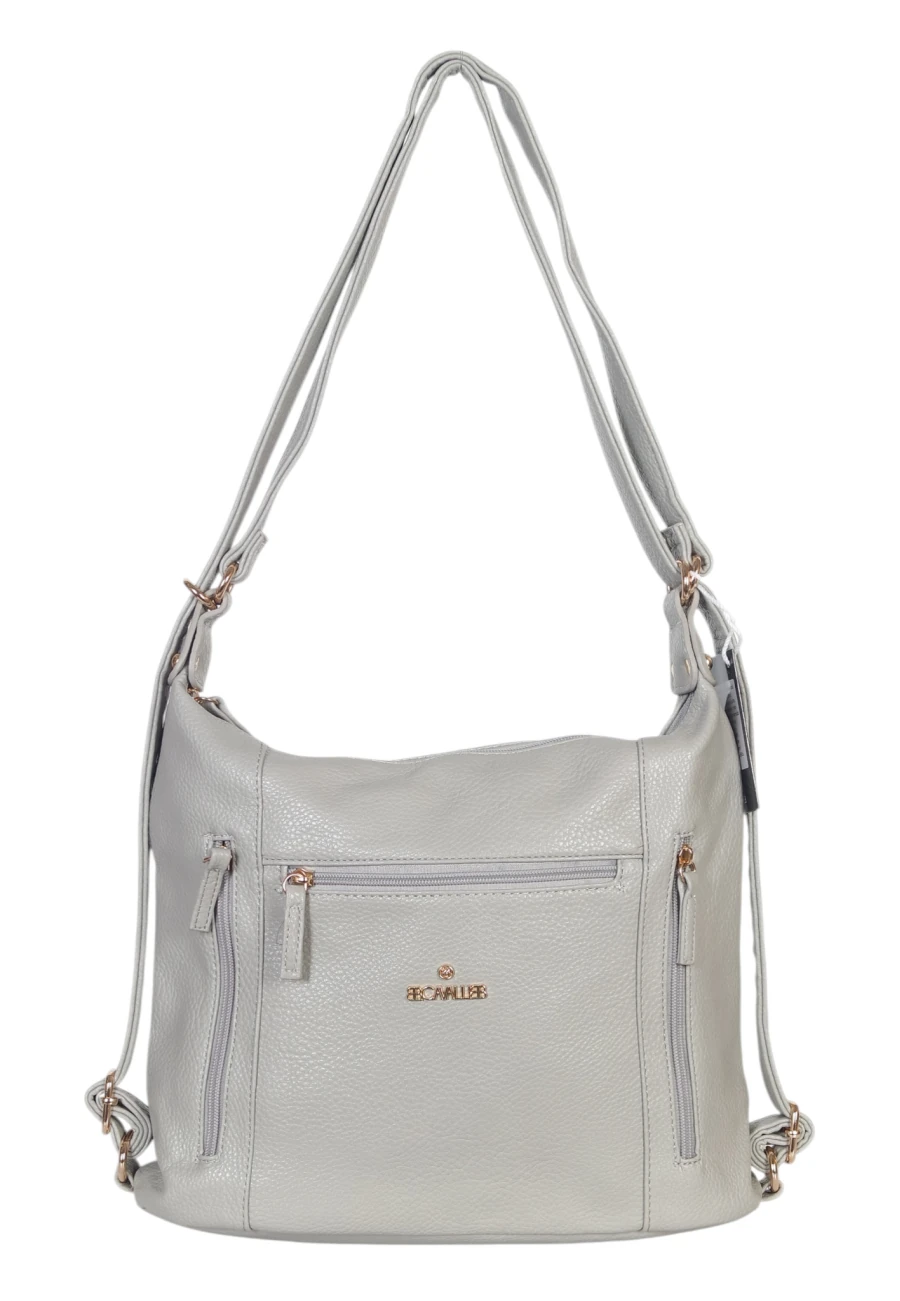 CAVALLI Italy 2w1 torebka i plecak – torbo plecak dwukomorowy